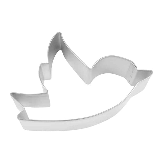 Bird-shaped cookie cutter with spread wings, designed for nature and themed baking.