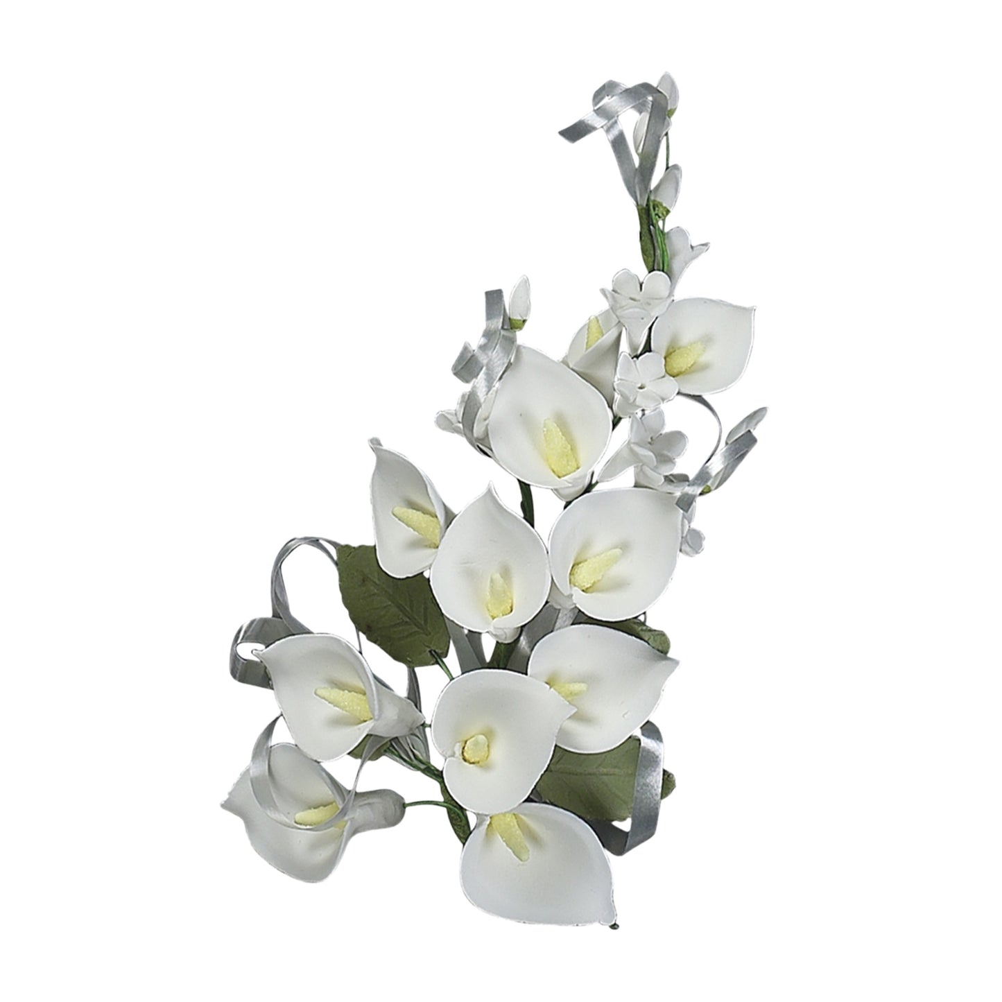 Calla Lily Spray Gum Paste Flowers - 8"