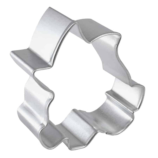 Side view of the campfire cookie cutter, highlighting its depth and sturdy construction.