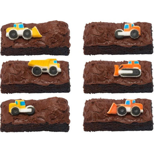 Construction Vehicles Sugar Shapes