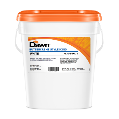 Dawn Buttercream Icing 28# Pail