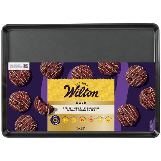 Wilton Gold Non-Stick Bakeware Mega Cookie Pan