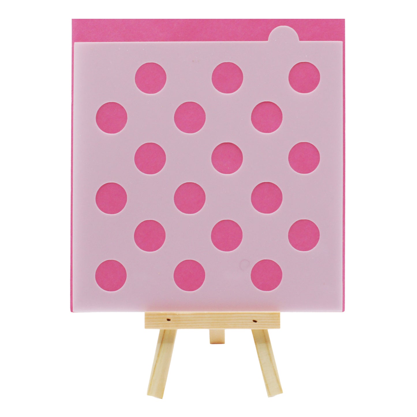 5/8" Circle Dots Cookie Stencil - Alternating Pattern