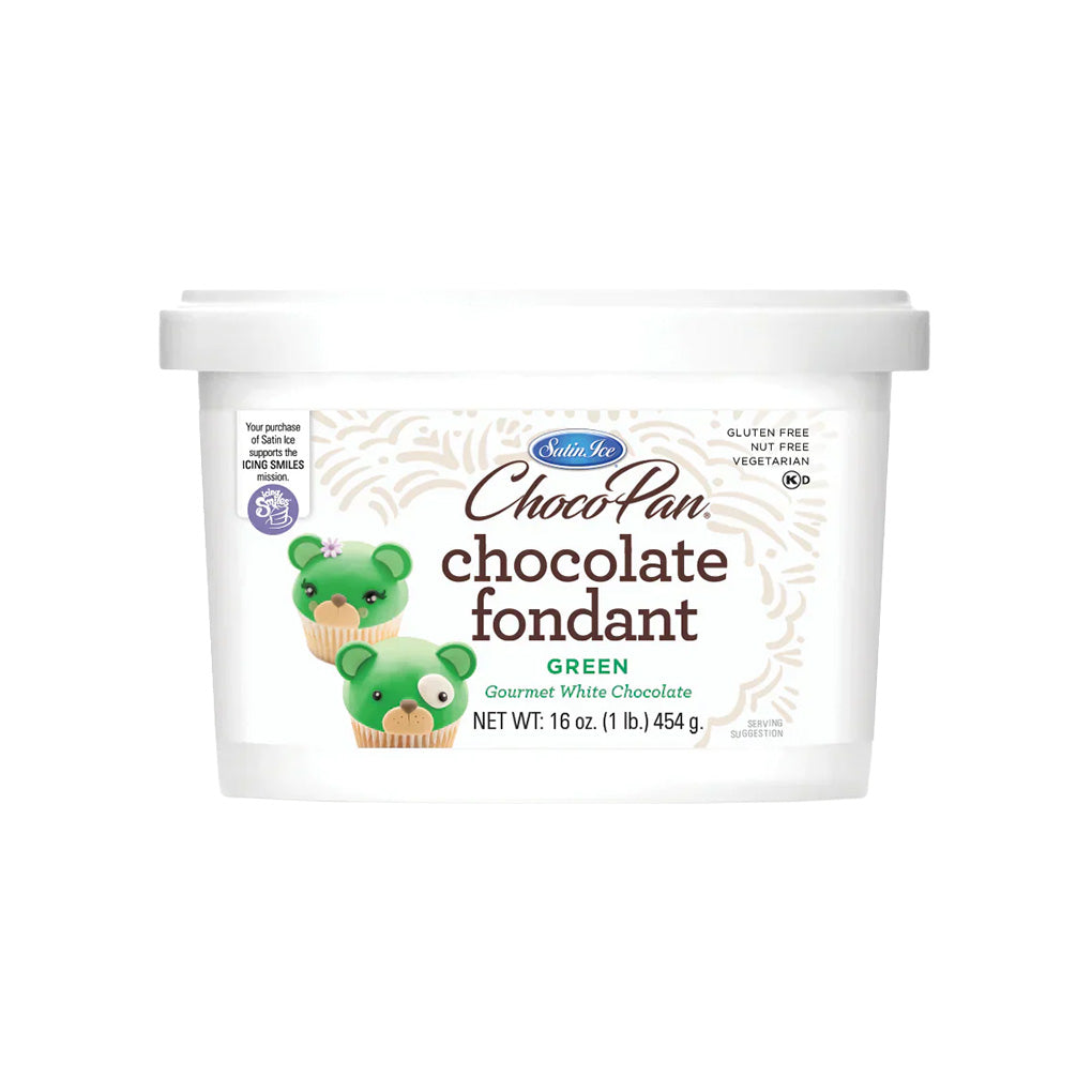 Green Fondant, Chocolate Flavored - 1 lb