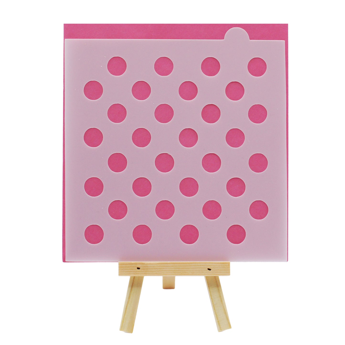 1/2" Circle Dots Cookie Stencil - Alternating Pattern