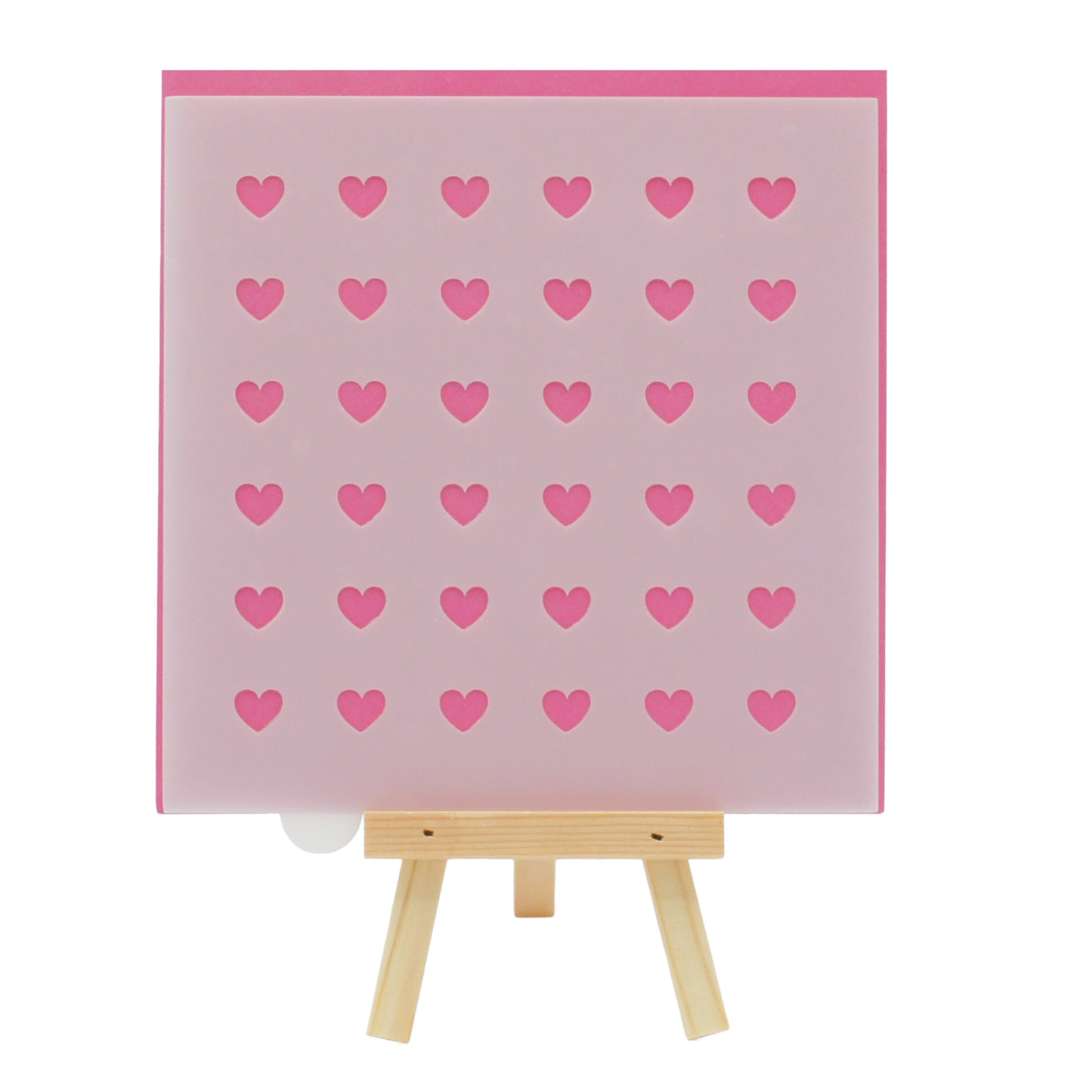 Heart Cookie Cookie Stencil - Linear