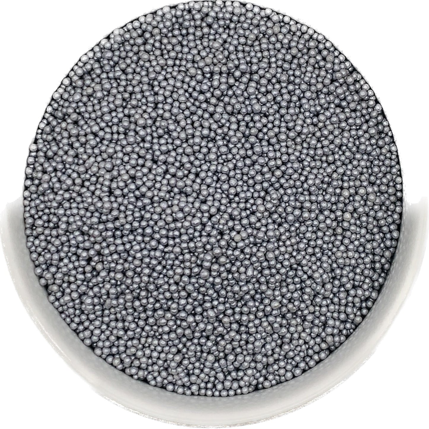 Shimmer Silver Non-Pareils - 3.2 oz.