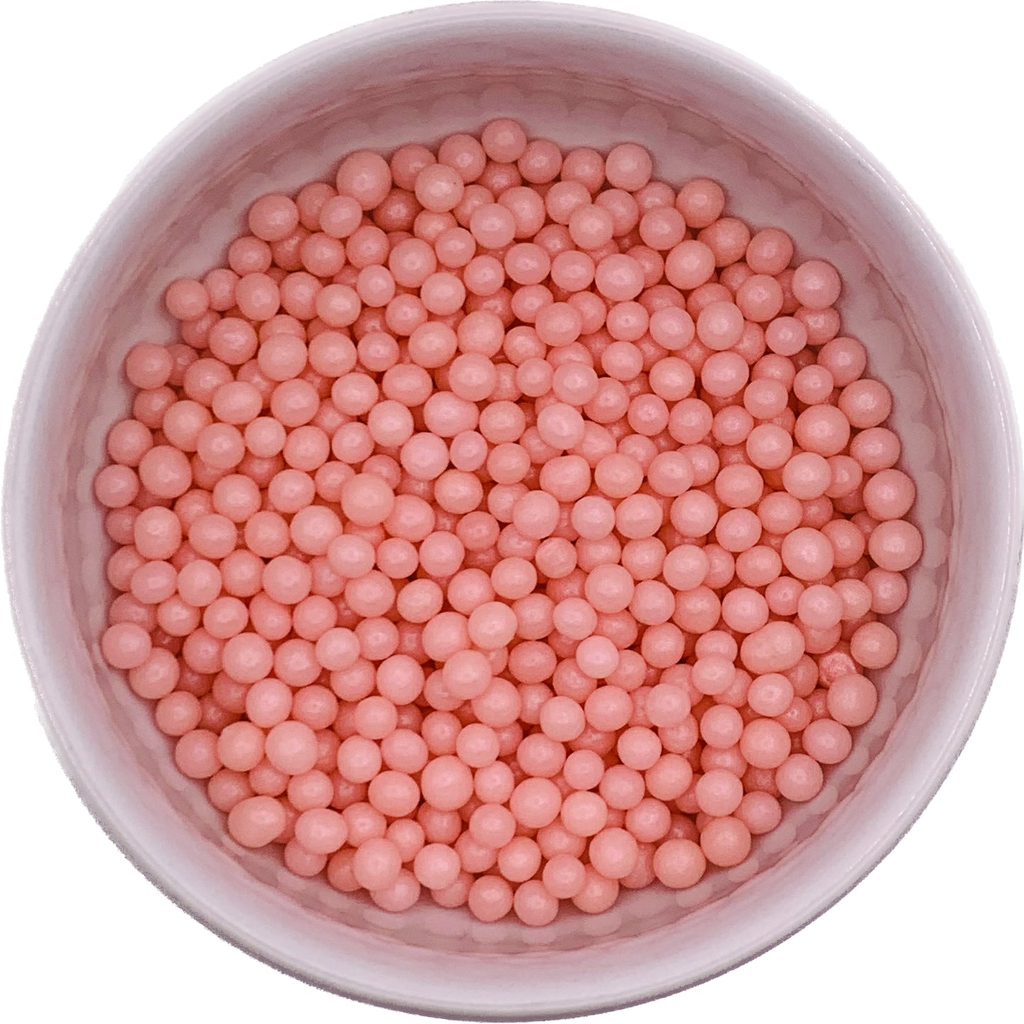 Sugar Pearls Pink 4mm .10 lb Edible