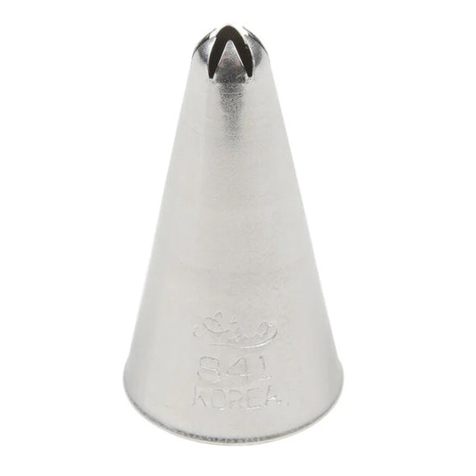 Ateco 841 closed star piping tip with a 0.29-inch opening, engraved with Ateco branding, shown upright against a white background.