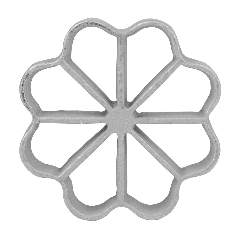 4.5" Large Floral Rosette Iron