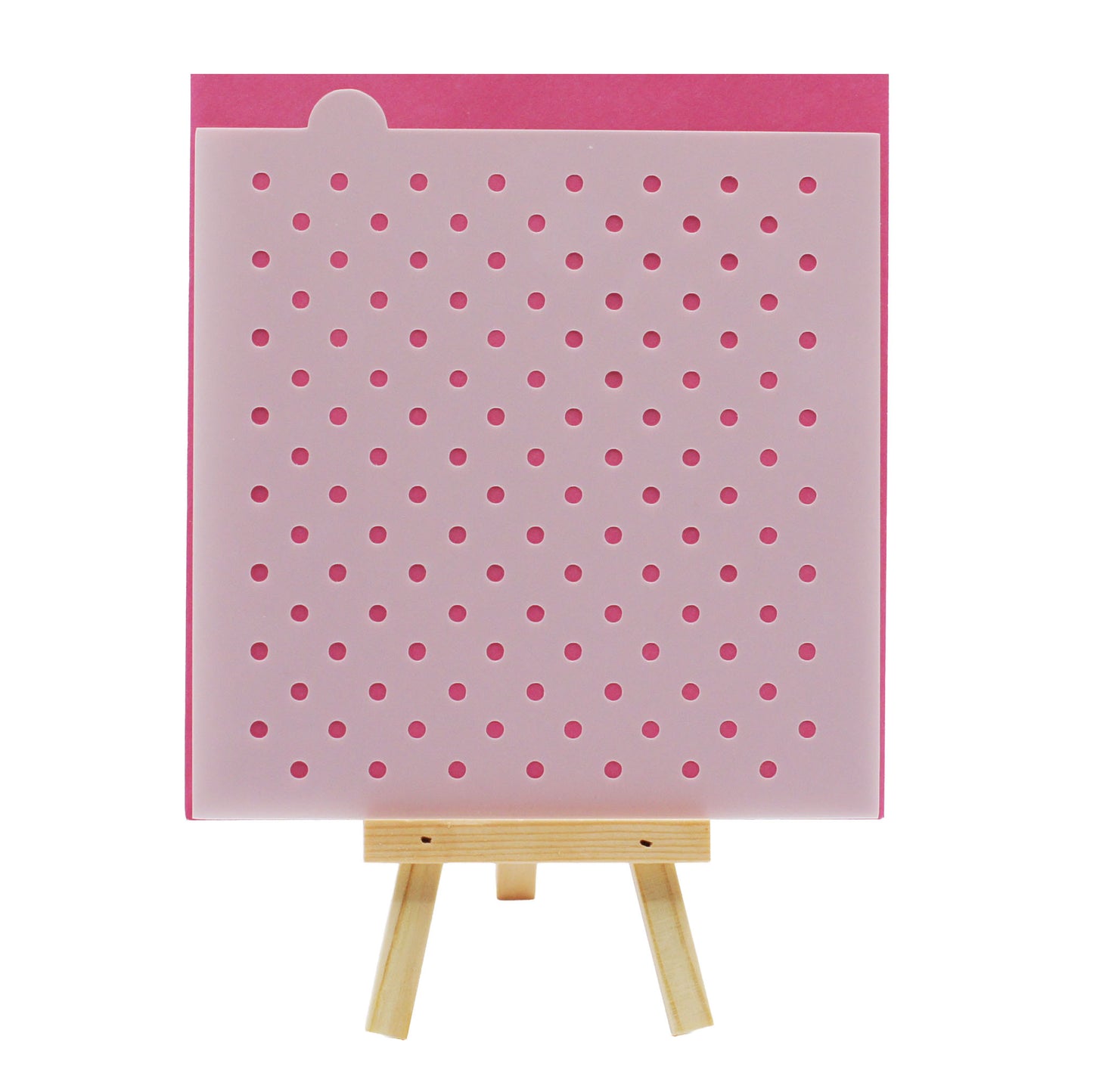 1/8" Circle Dots Cookie Stencil - Alternating Pattern