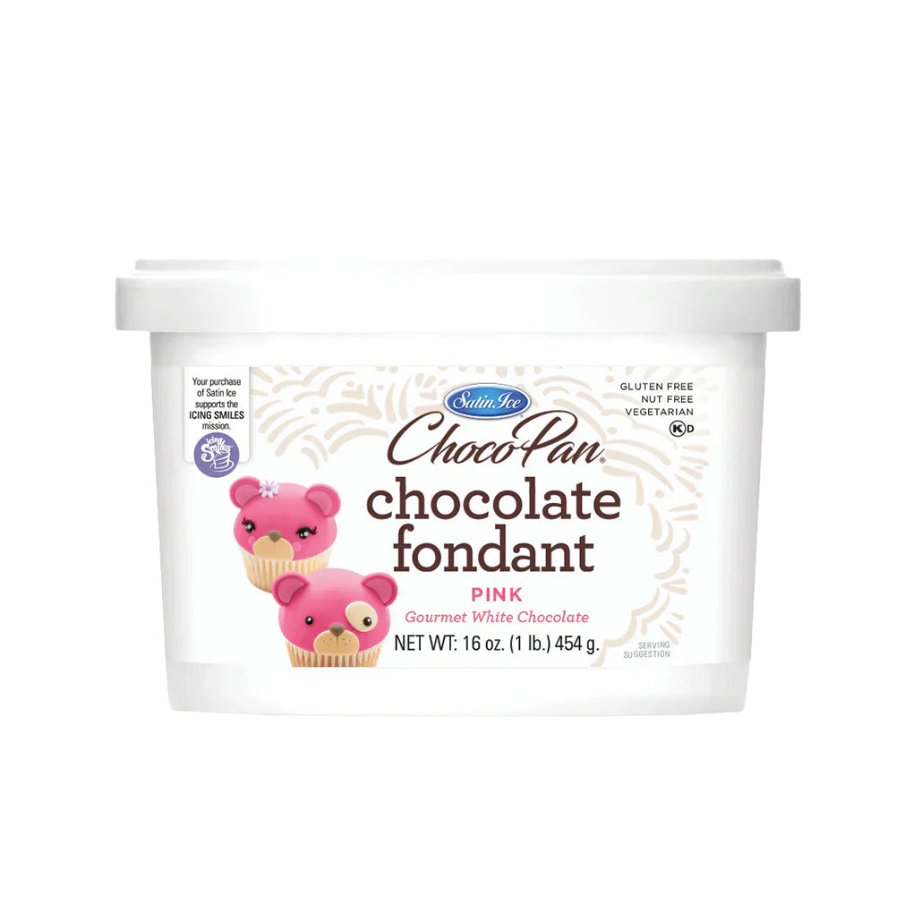 Pink Fondant, Chocolate Flavored - 1 Pound