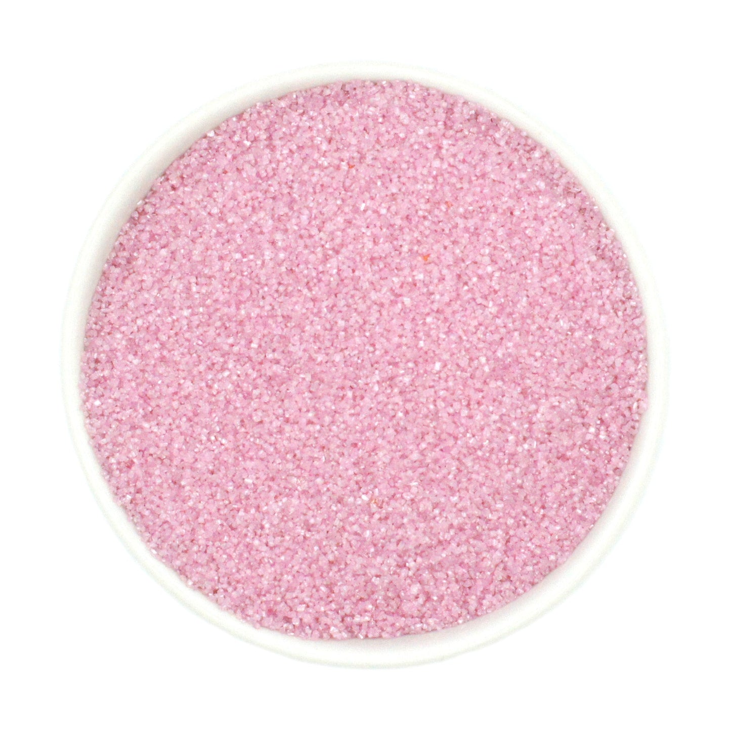 Natural Dyed Pink Sanding Sugar - Pearlized Finish