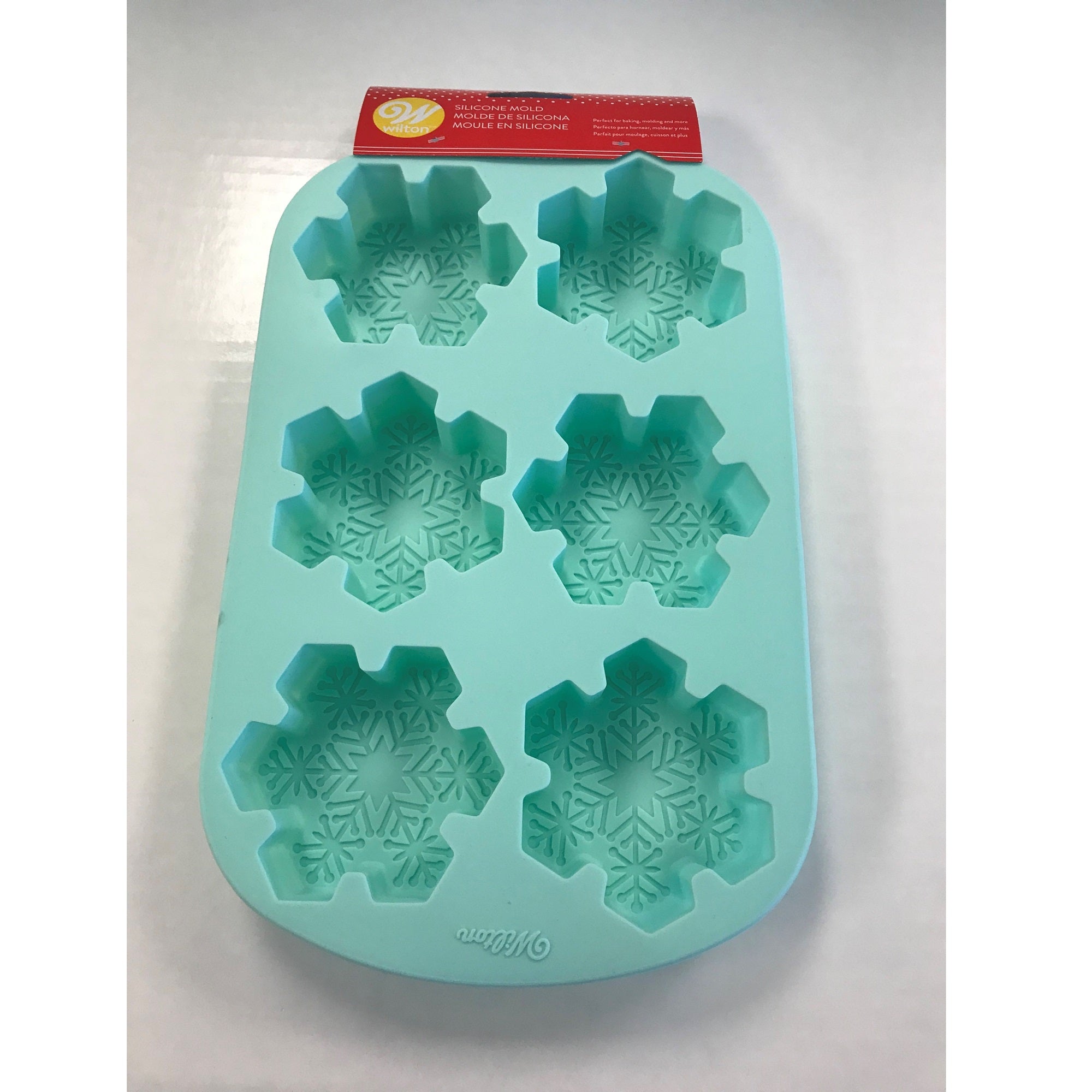 snowflake silicone molds products for sale