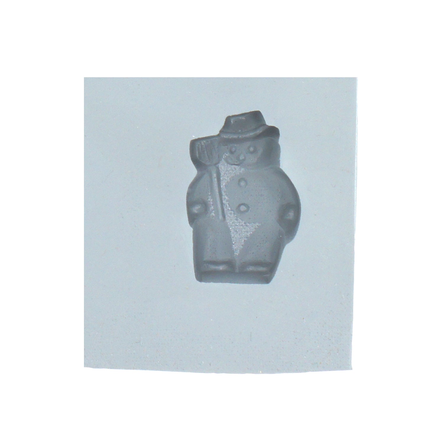 Small Snowman Rubber Mint Mold