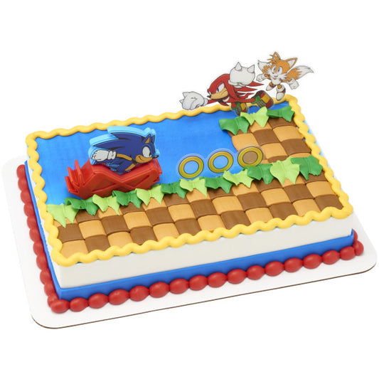 Sonic the Hedgehog Cake Topper Decoset