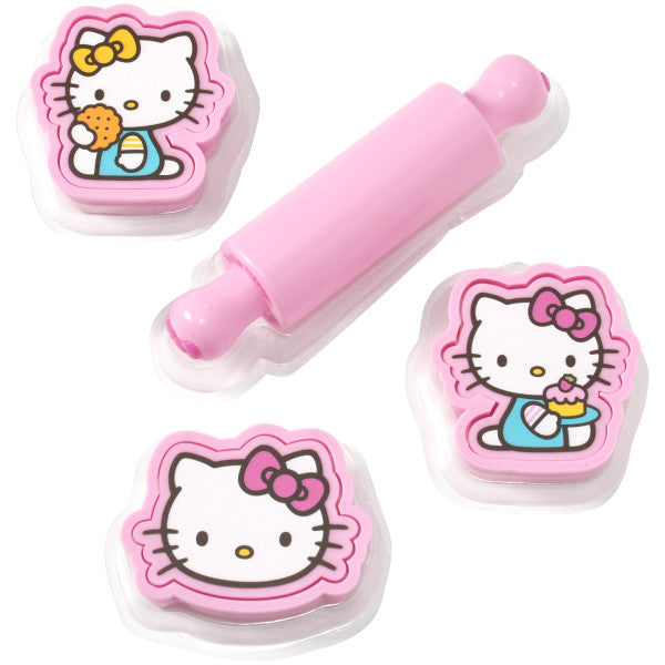 Hello Kitty Cake Topper Set - Play Bake Fun!
