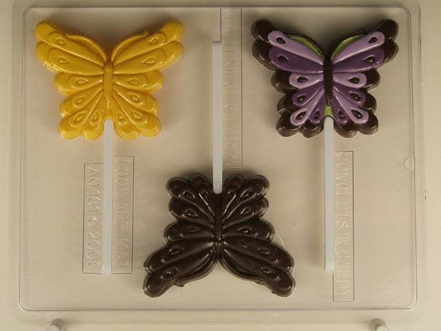 Butterfly Large Sucker Mold – Lynn's Cake, Candy, and Chocolate Supplies