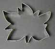 Poinsettia with Leaves Cutter 3"