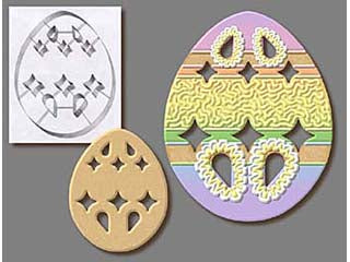 Easter Egg Cookie Cutter 7.5"