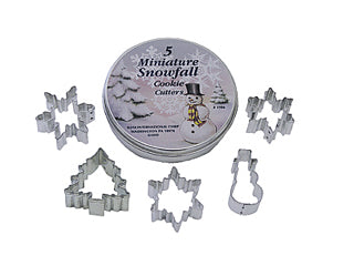 Snowfall Winter Cookie Cutter Mini Set 5 pc
