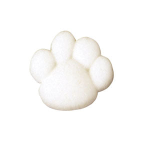 Puppy Paw Edible Sugar Shape 1" 8/pkg