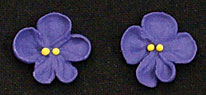 Mini Royal Icing Violets