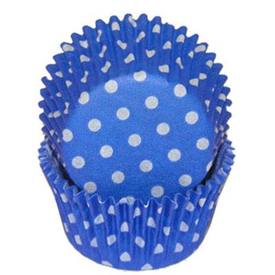 White Polka Dot On Color Standard Baking Cup