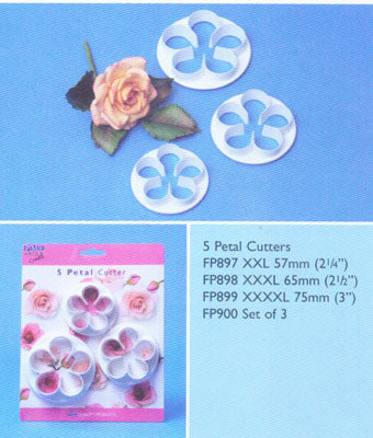 5-Petal Cutter - 3 pc Set