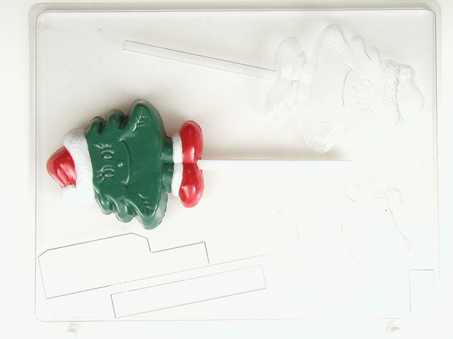 Christmas Tree Smiling Sucker Mold