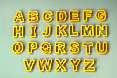 Alphabet Set Cutter Nylon 1 1/2"
