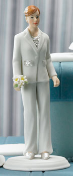 Bride in Grey Tux Mix N' Match