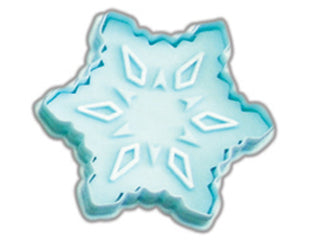 Snowflake Cookie Cutter Plunger Stamper 2 3/4"