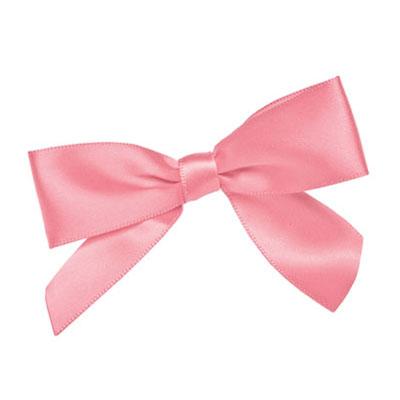 Satin Bows 2 1/2" with Twist Tie - 5/pkg