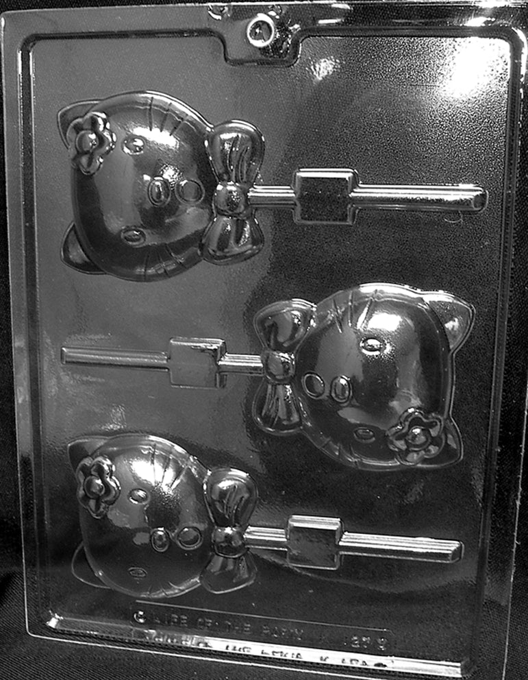 Kitty Kat Chocolate Lollipop Mold