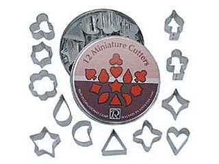 General Shapes Mini Cookie Cutters 12 pc Set