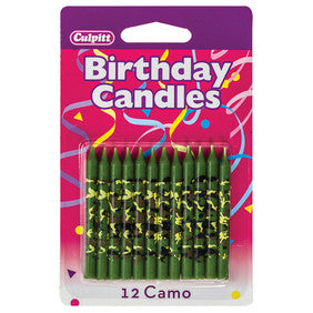 Camo Print Candles