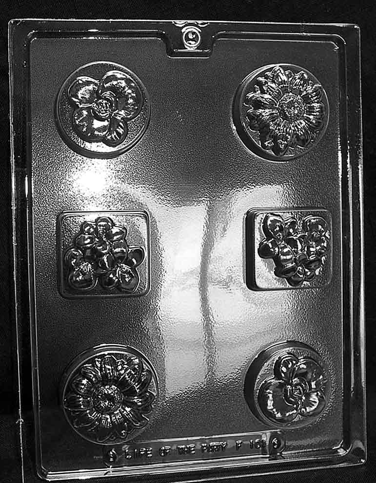 Assorted Flower Bar Molds