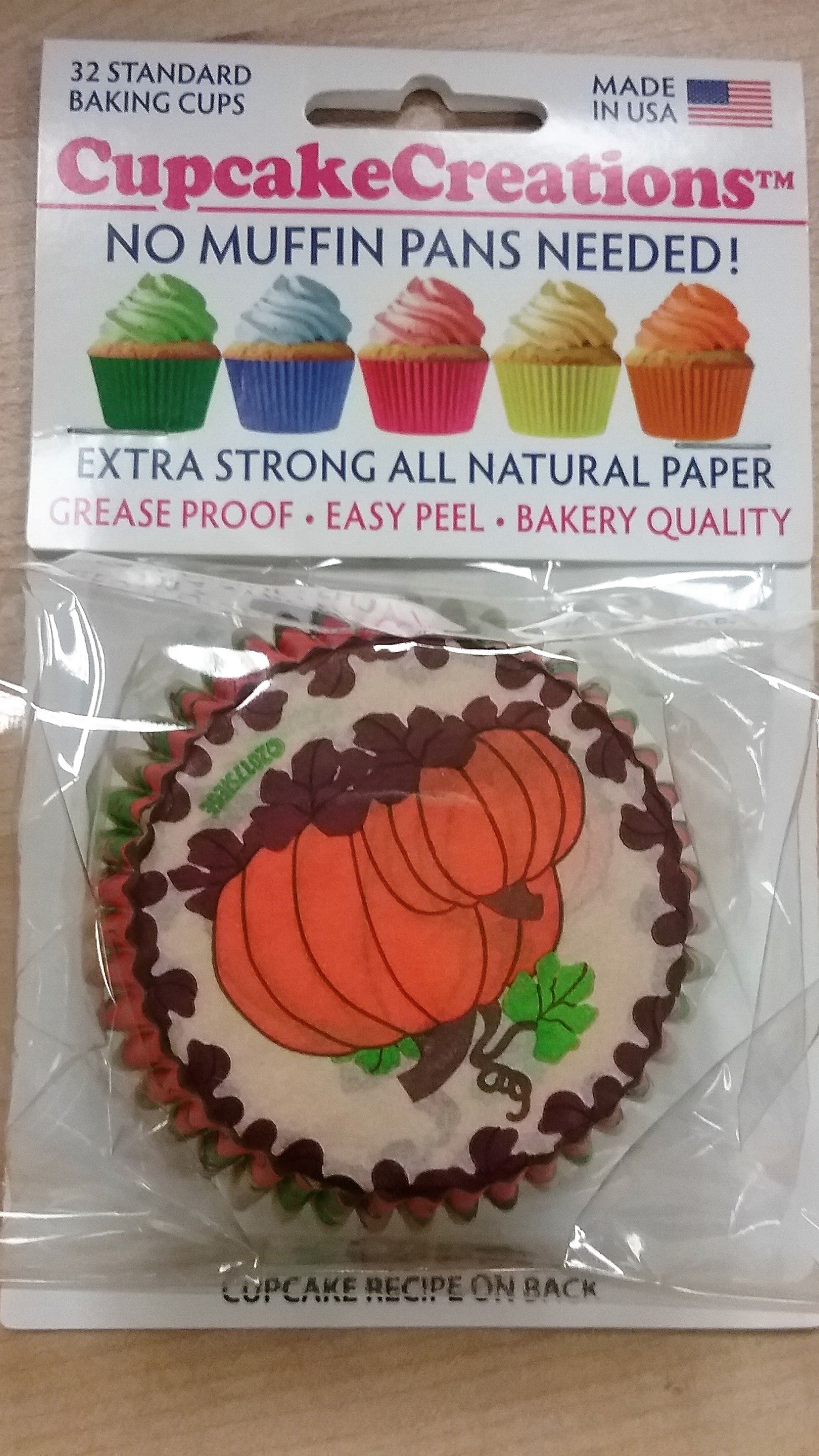 Baking Cups - Pumpkin Design 32/pkg