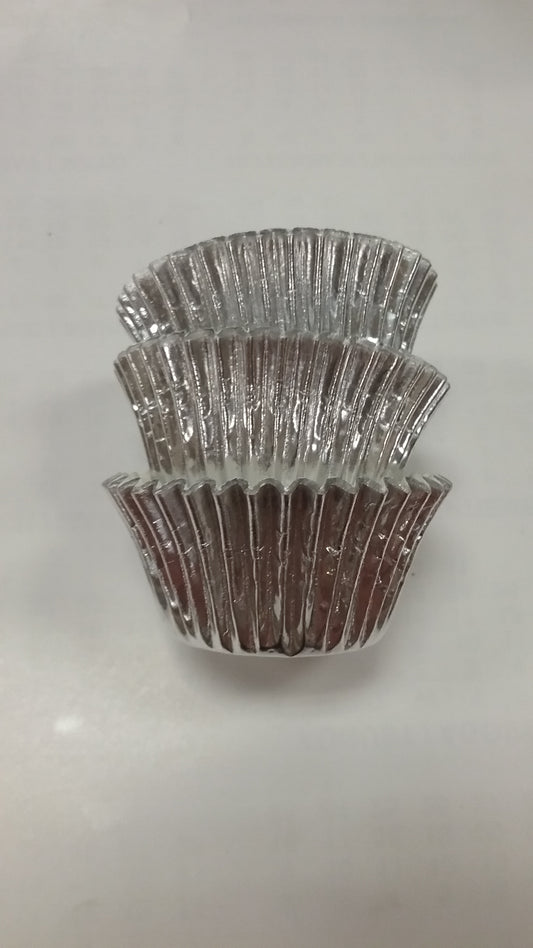 Silver or Gold Foil Mini Baking Cups