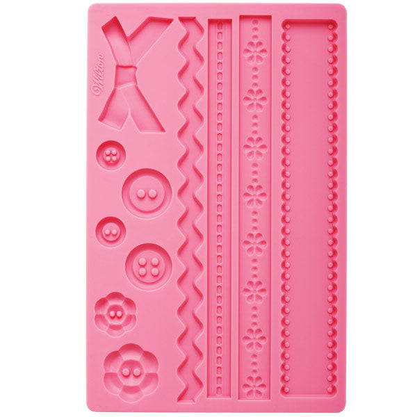 Wilton Fabric & Nature Fondant and Gumpaste Mold