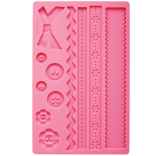 Wilton Fabric & Nature Fondant and Gumpaste Mold