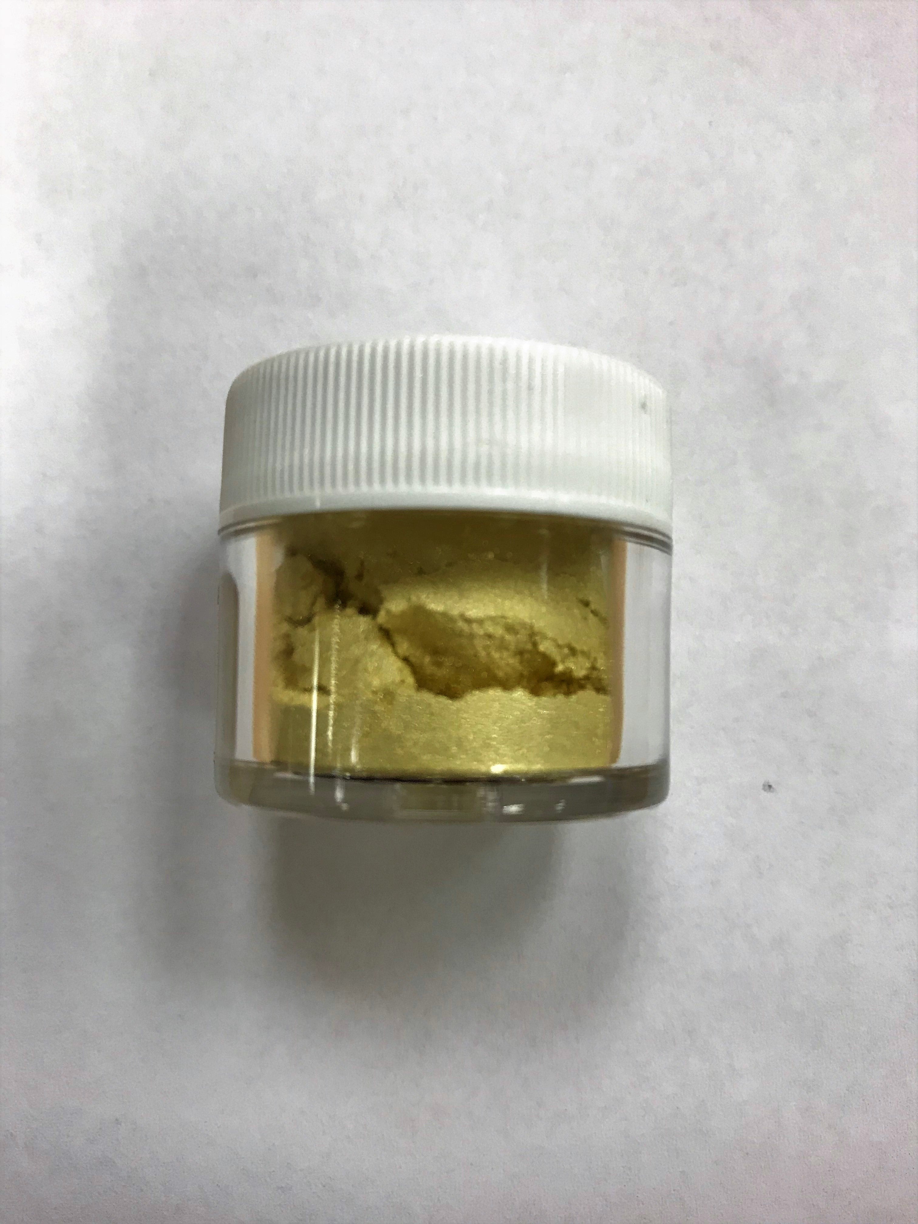 Pale Gold Luster Dust 4 Gram Jar