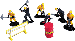 Road Construction Crew 8 piece set