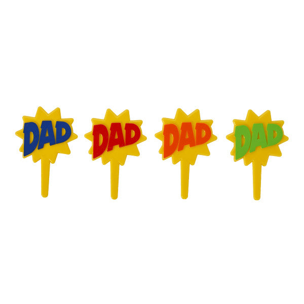 Fathers Day Cupcake Picks
