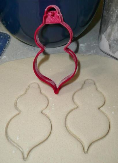 Fancy Christmas Ornament Cookie Cutter