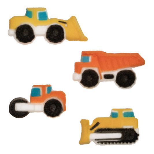 Construction Vehicles Sugar Shapes