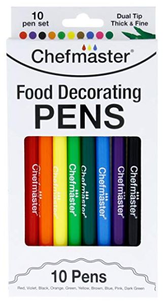 Edible Marker Food Color Pens 10 pack