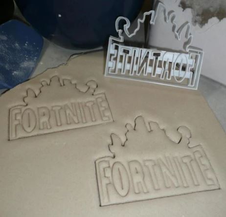 Fortnite Logo Cookie Cutter