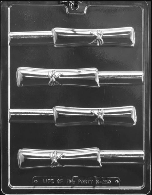 Diploma Pretzel Chocolate Mold
